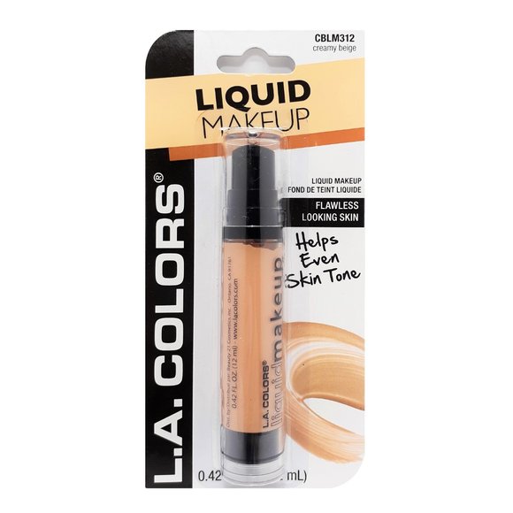 L.A. Colors Liquid Makeup Creamy Beige - PACK OF 2 - Picture 2 of 6